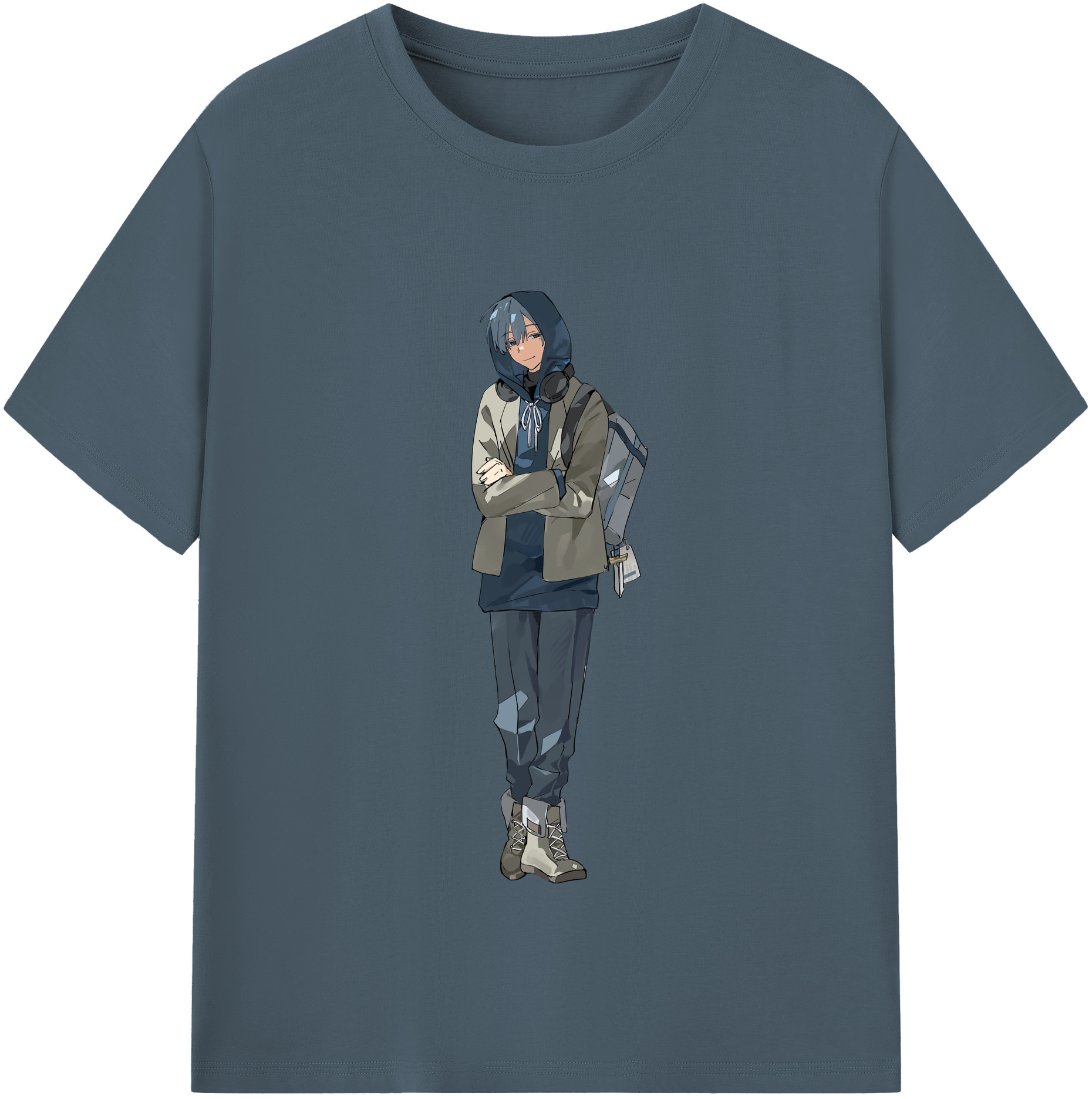 （画像用） 葬送のフリーレン Frieren 綿100％半袖Tシャツ（フロントプリント）